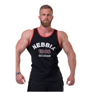 Nebbia Pánské tílko Old-school Muscle 193 černá - XXL