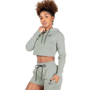 Gorilla Wear Dámský Pixley Crop Top Hoodie Light Green - L