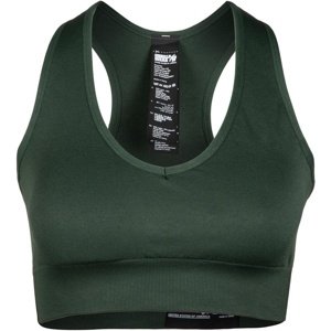 Gorilla Wear Bezešvá sportovní podprsenka Neiro Army Green - M/L