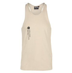 Gorilla Wear Pánské tílko Carrizo Tank Top Beige - S