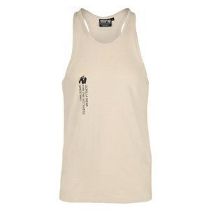 Gorilla Wear Pánské tílko Carrizo Tank Top Beige - M