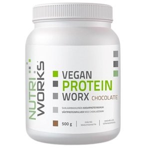 NutriWorks Vegan Protein Worx 500 g - čokoláda