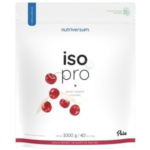 Nutriversum Iso Pro Protein 1000 g - kyselá višeň/jogurt