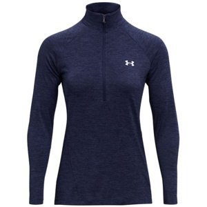 Lehká dámská mikina Under Armour New Tech 1/2 Zip - Twist - midnight navy - XS - 1320128-410