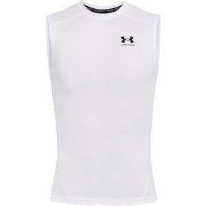 Pánské kompresní tílko Under Armour HG Armour Comp SL - white - XXL - 1361522-100