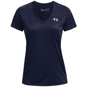 Dámské triko Under Armour Tech SSV - Twist - midnight navy - S - 1258568-411