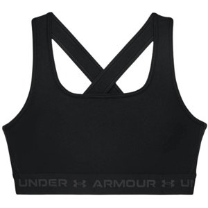 Dámská kompresní podprsenka Under Armour Crossback Mid Bra - black - XXL - 1361034-001