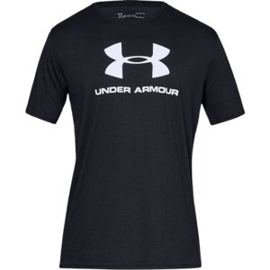 Pánské triko Under Armour SPORTSTYLE LOGO SS - black - S - 1329590-001