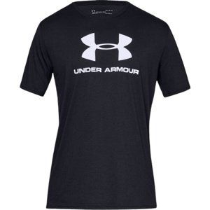 Pánské triko Under Armour SPORTSTYLE LOGO SS - black - M - 1329590-001