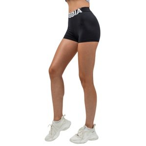 Nebbia Fitness šortky s vysokým pasem GLUTE PUMP 240 černá - XS