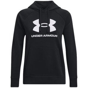 Dámská mikina Under Armour Rival Fleece Big Logo Hdy - black - XS - 1379501-001