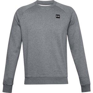 Pánská mikina Under Armour Rival Fleece Crew - pitch gray light heather - S - 1357096-012