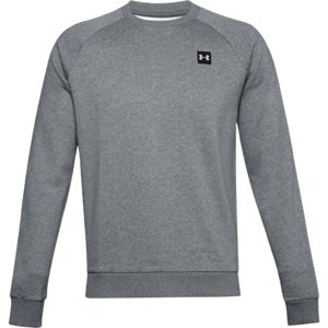 Pánská mikina Under Armour Rival Fleece Crew - pitch gray light heather - L - 1357096-012