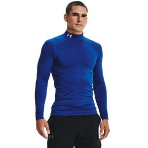 Pánské zimní kompresní triko Under Armour CG Armour Comp Mock - royal - 3XL - 1366072-400