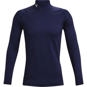 Pánské tričko Under Armour CG Armour Fitted Mock - navy - XL - 1366066-410