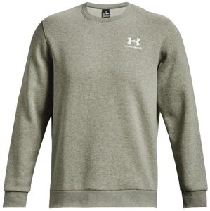 Pánská mikina Under Armour Essential Fleece Crew - grove green - XXL - 1374250-505