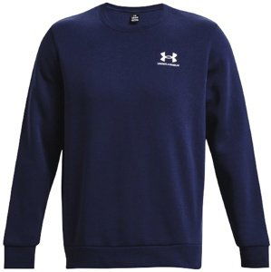 Pánská mikina Under Armour Essential Fleece Crew - midnight navy - S - 1374250-410