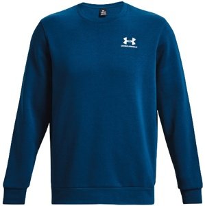 Pánská mikina Under Armour Essential Fleece Crew - varsity blue - XXL - 1374250-426