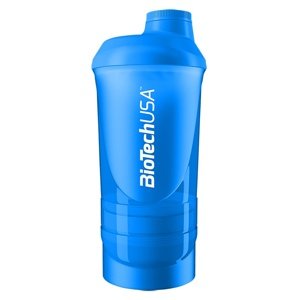 Biotech USA BioTechUSA šejkr Wave+ 600ml + 200ml + 150ml - modrá