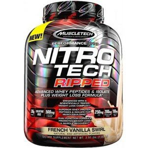 MuscleTech Nitro-Tech Ripped 1800 g - vanilka