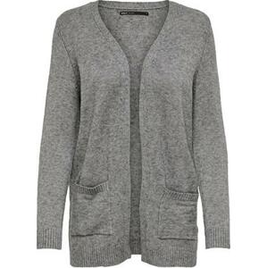 ONLY Dámský kardigan ONLLESLY 15174274 Medium Grey Melange S