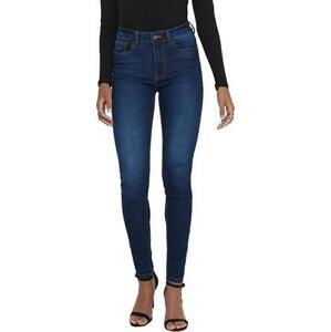 Jacqueline de Yong Dámské džíny JDYNEWNIKKI LIFE Skinny Fit 15208243 Medium Blue Denim S/32