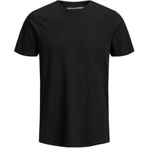 Jack&Jones Pánské triko JJEORGANIC Slim Fit 12156101 Black SLIM S