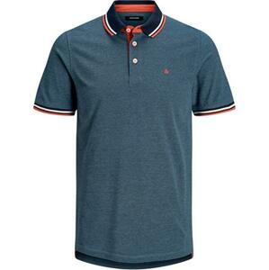 Jack&Jones Pánské polo triko Slim Fit JJEPAULOS 12136668 Denim Blue XL