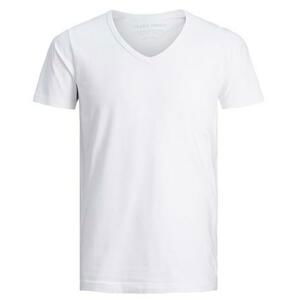 Jack&Jones Pánské triko JJEBASIC Stretch Fit 12059219 OPT WHITE M