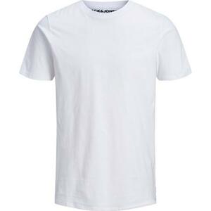 Jack&Jones Pánské triko JJEORGANIC BASIC Slim Fit 12156101 White XXL