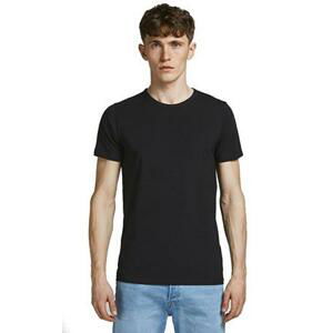 Jack&Jones Pánské triko JJEBASIC Stretch Fit 12058529 BLACK M