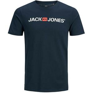 Jack&Jones Pánské triko JJECORP Slim Fit 12137126 Navy Blazer XL