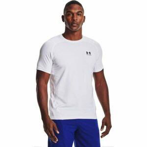 Under Armour Pánské triko HG Armour Fitted SS white M, Bílá