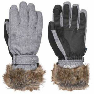 Trespass Dámské lyžařské rukavice Shiloh, platinum, XL