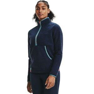 Under Armour Dámská mikina Pile 1/2 Zip navy M, Tmavě, modrá