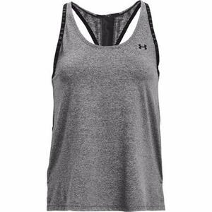 Under Armour Dámské tílko Knockout Mesh Back Tank, jet, gray, light, heather, S