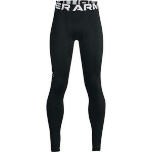 Under Armour Chlapecké zimní legíny CG Armour Leggings black YS, Černá, 127, –, 137