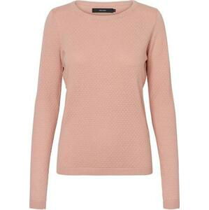 Vero Moda Dámský svetr VMCARE Regular Fit 10136644 Misty Rose L