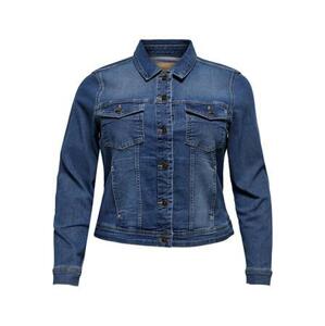 ONLY CARMAKOMA Dámská džínová bunda CARWESPA 15224741 Medium Blue Denim XXL