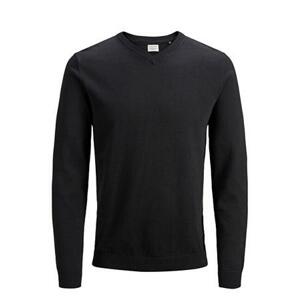 Jack&Jones Pánský svetr JJEBASIC 12137194 12137194 Black S