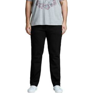 Jack&Jones PLUS Pánské džíny Slim Fit JJITIM JJORIGINAL 12153645 Black Denim 46/34