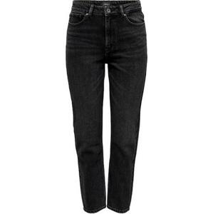 ONLY Dámské džíny ONLEMILY LIFE Straight Fit 15235780 Black Denim 27/30