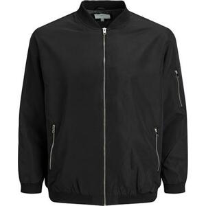 Jack&Jones PLUS Pánská bunda JJERUSH 12173990 Black 4XL, XXXXL