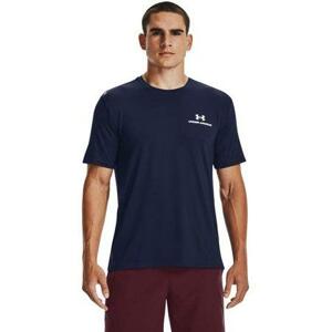 Under Armour Pánské triko Rush Energy SS - velikost 3XL midnight navy M, Tmavě, modrá