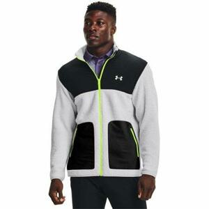 Under Armour Pánská mikina Sweaterfleece Pile FZ gray M, Šedá