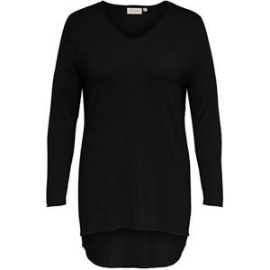 ONLY CARMAKOMA Dámské triko CARMARRYS Regular Fit 15247293 Black 5XL/6XL