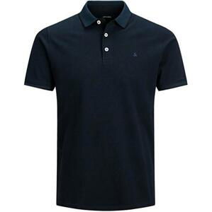 Jack&Jones PLUS Pánské polo triko Slim Fit JJEPAULOS 12143859 Dark Navy 4XL, XXXXL