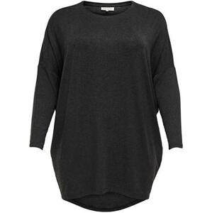 ONLY CARMAKOMA Dámské triko CARCARMA Loose Fit 15193626 Black 3XL/4XL, XXXL