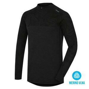 Husky Merino 100 Long Sleeve Zip černá