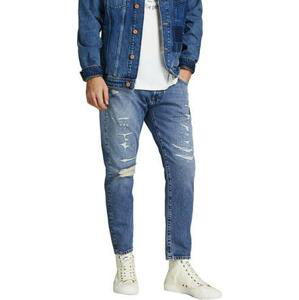 Jack&Jones Pánské džíny JJIFRANK Tapered Fit 12205005 Blue Denim 34/34